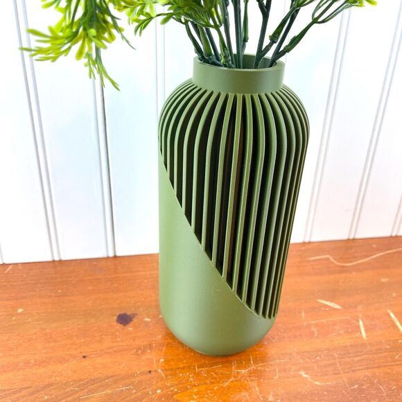 Modern Flower Vase, Okos Flower Vase, Multiple Colors - Picture 2 of 10